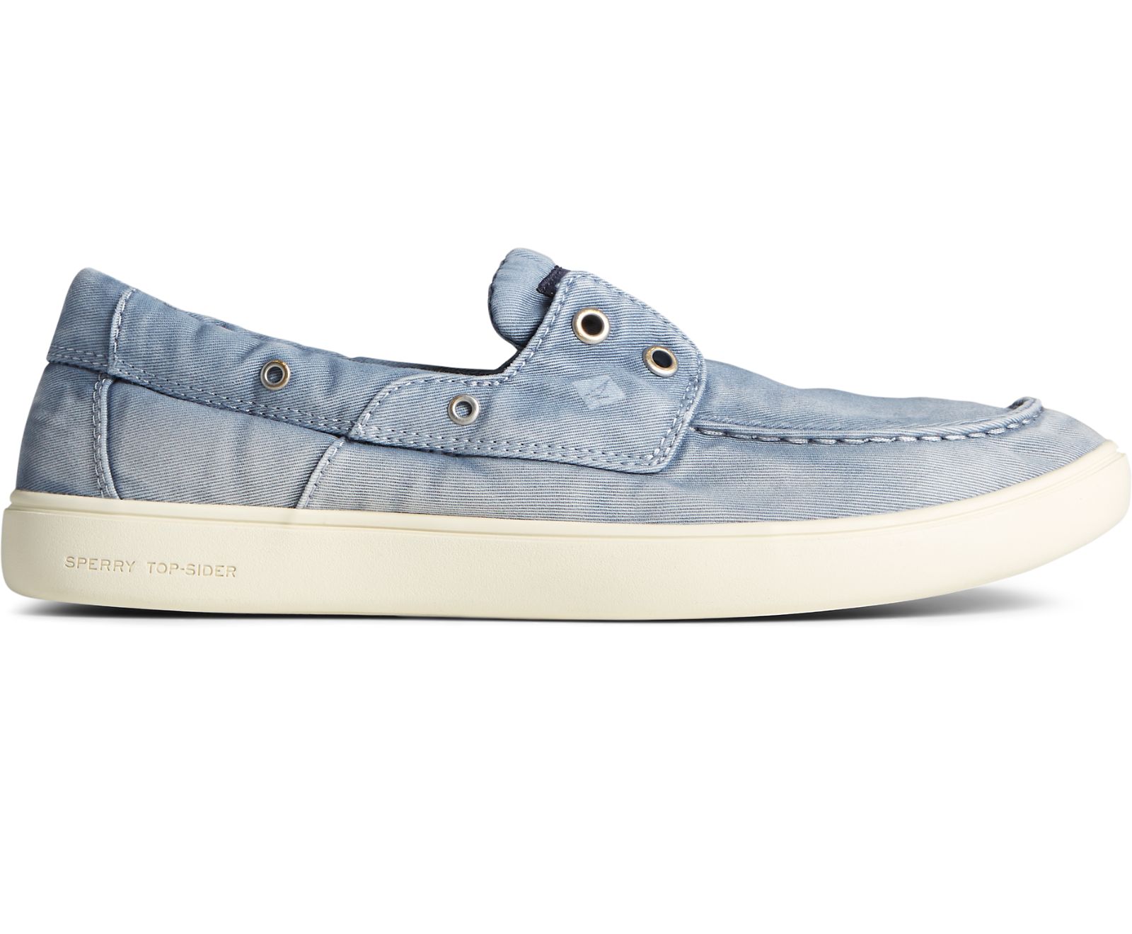 Men's Outer Banks 2-Eye Twill Boat Shoe - Blue