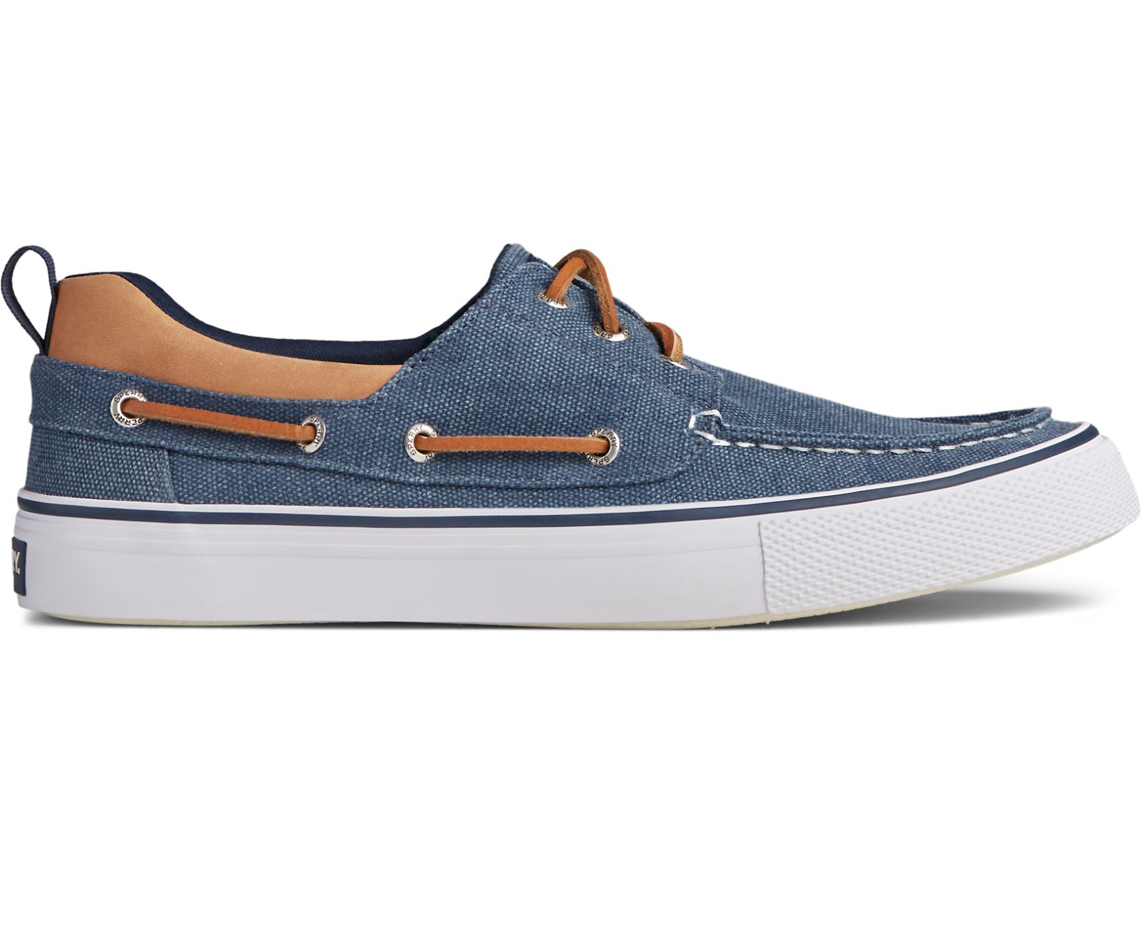 Men's Bahama 3-Eye Salt Washed Canvas Sneaker - Navy