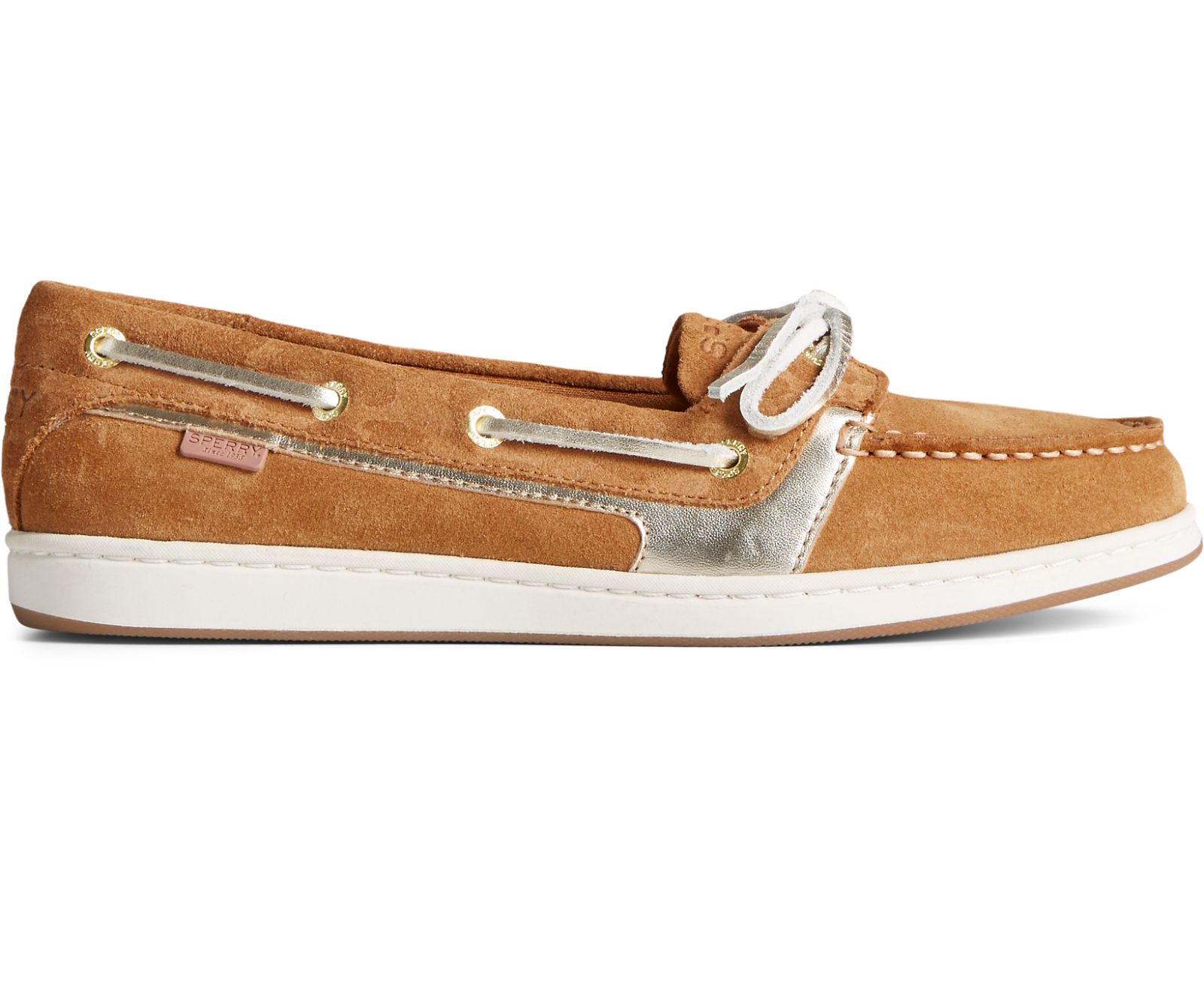 Women's Starfish Cheetah Boat Shoe - Tan