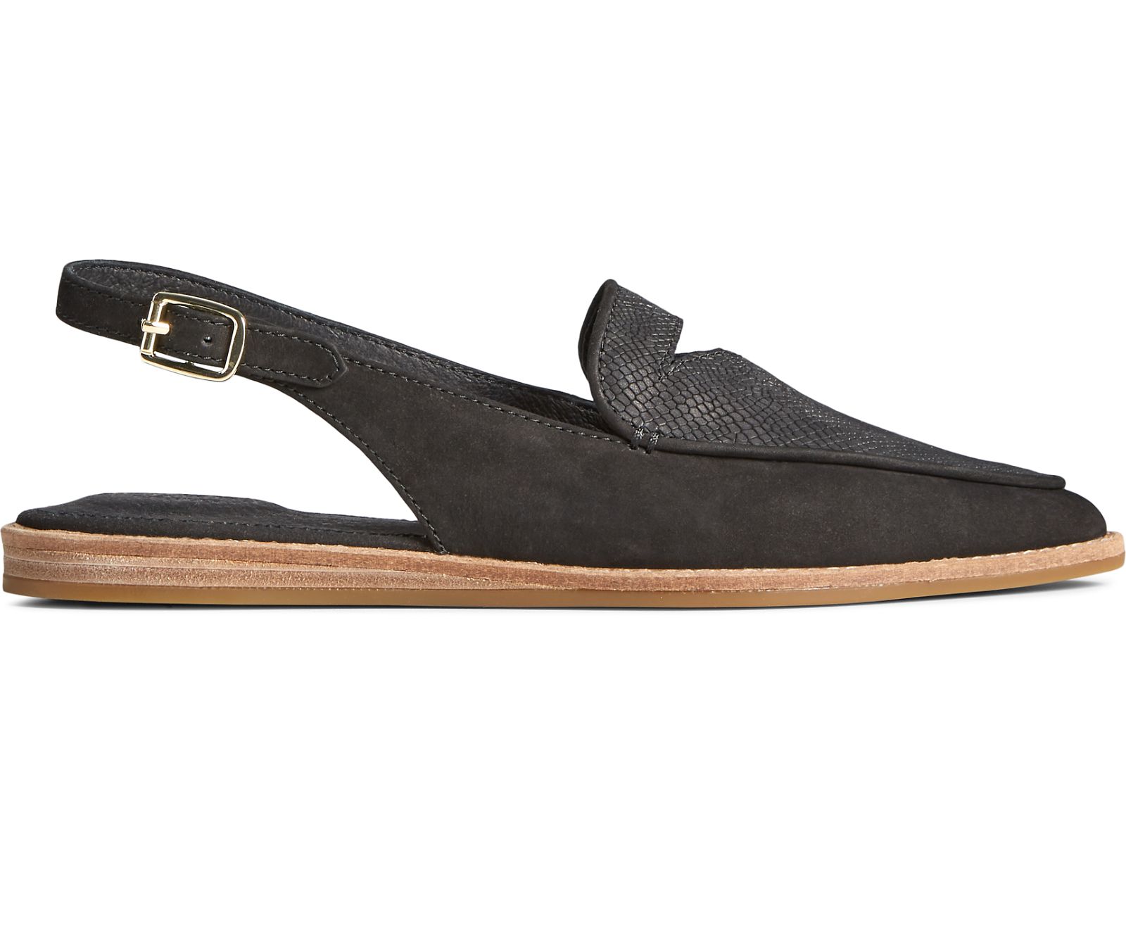 Women's Saybrook Leather Slingback - Black