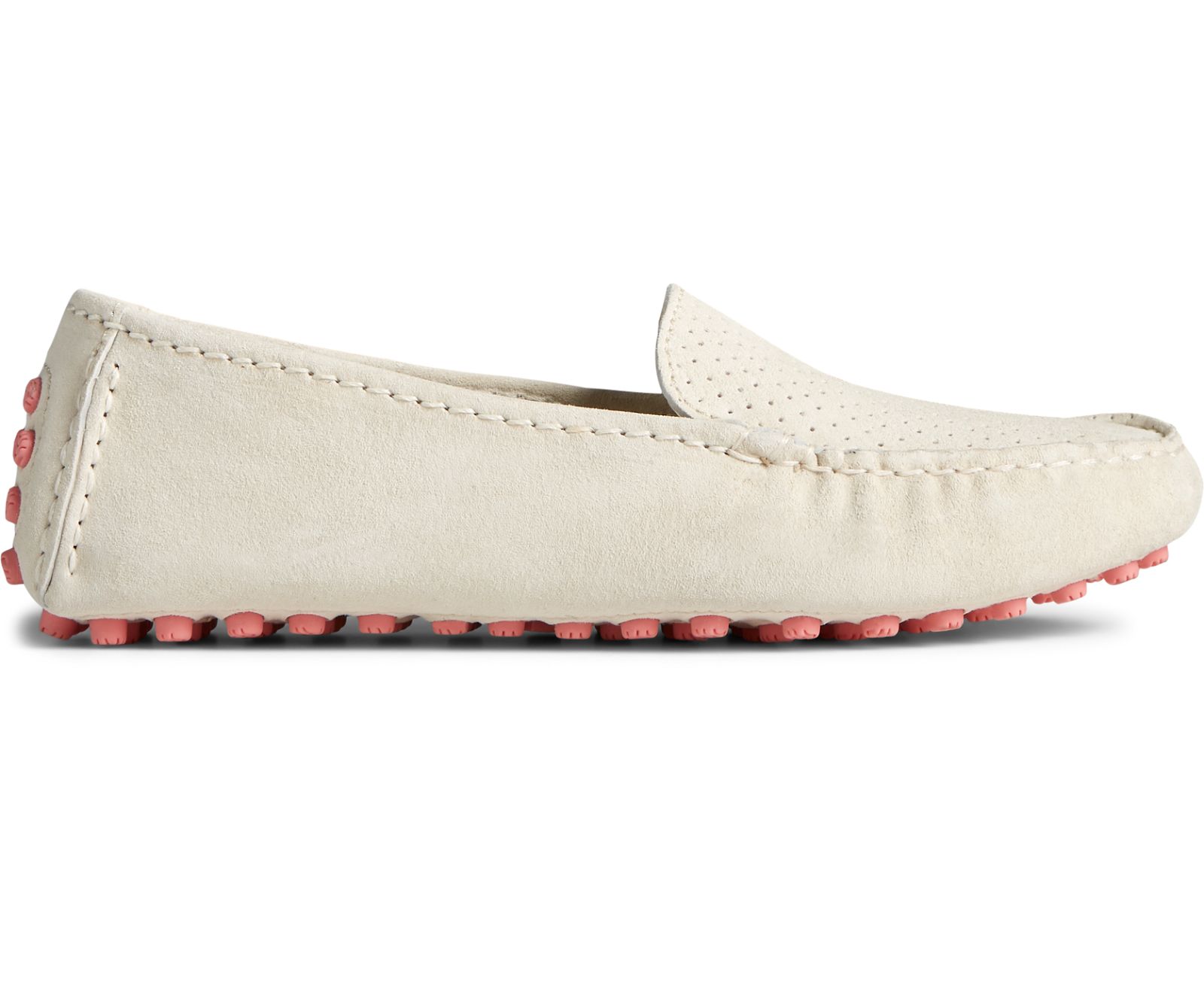 Women's Port Suede Driver - White