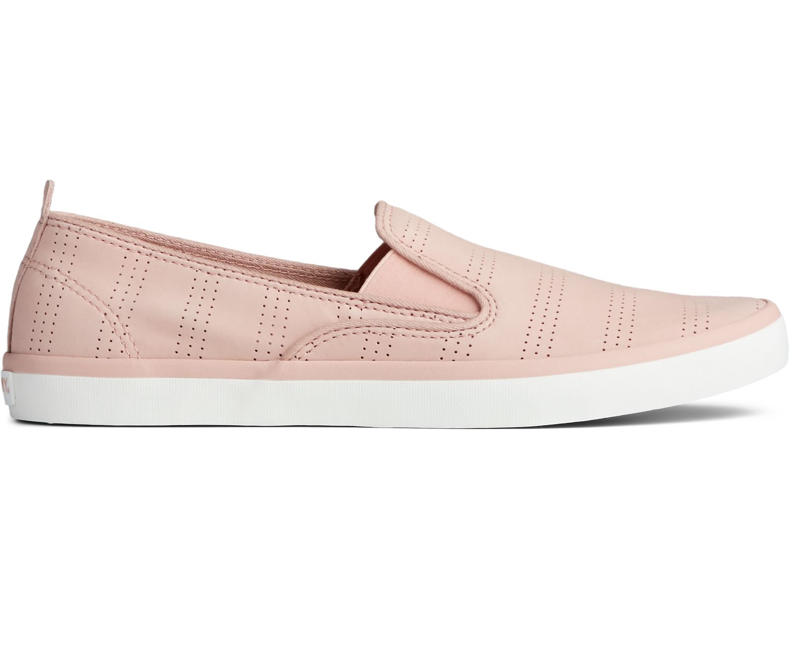 Women's Sailor Twin Gore Perforated Slip On Sneaker - Blush